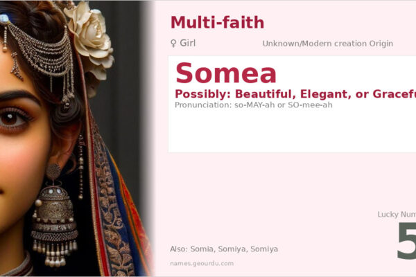Somea Name Meaning — Origin, Gender & Details (2025)