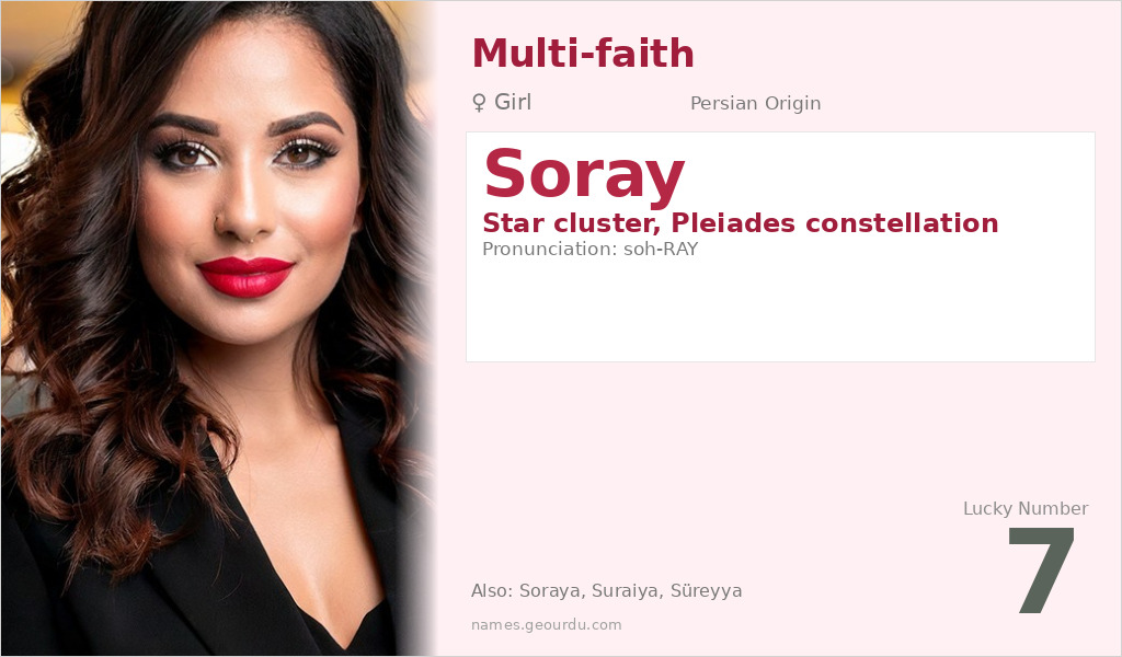 Soray Name Meaning and Details