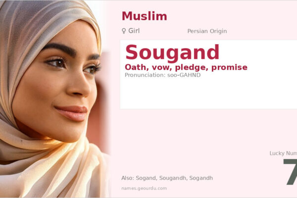 Sougand Name Meaning — Persian Origin, Girl Name & Cultural Significance (2025)