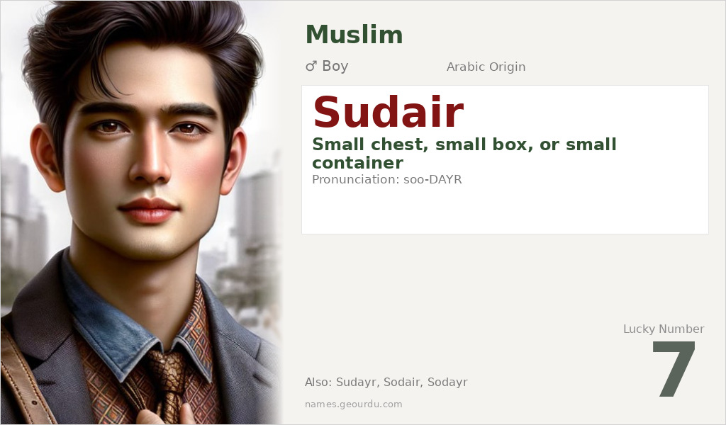 Sudair Name Meaning and Details