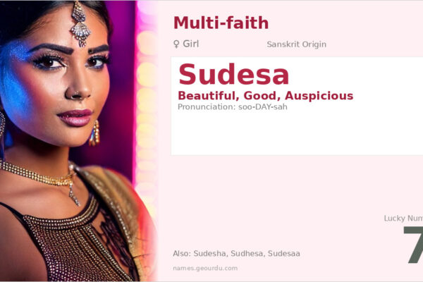 Sudesa Name Meaning — Sanskrit Origin, Girl Name & Details (2025)