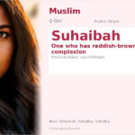 Suhaibah Name Meaning and Details