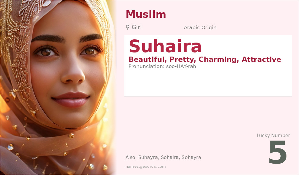 Suhaira Name Meaning and Details