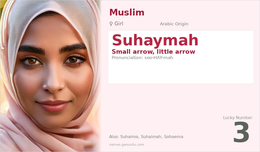 Suhaymah Name Meaning and Details