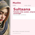 Sultaana Name Meaning and Details