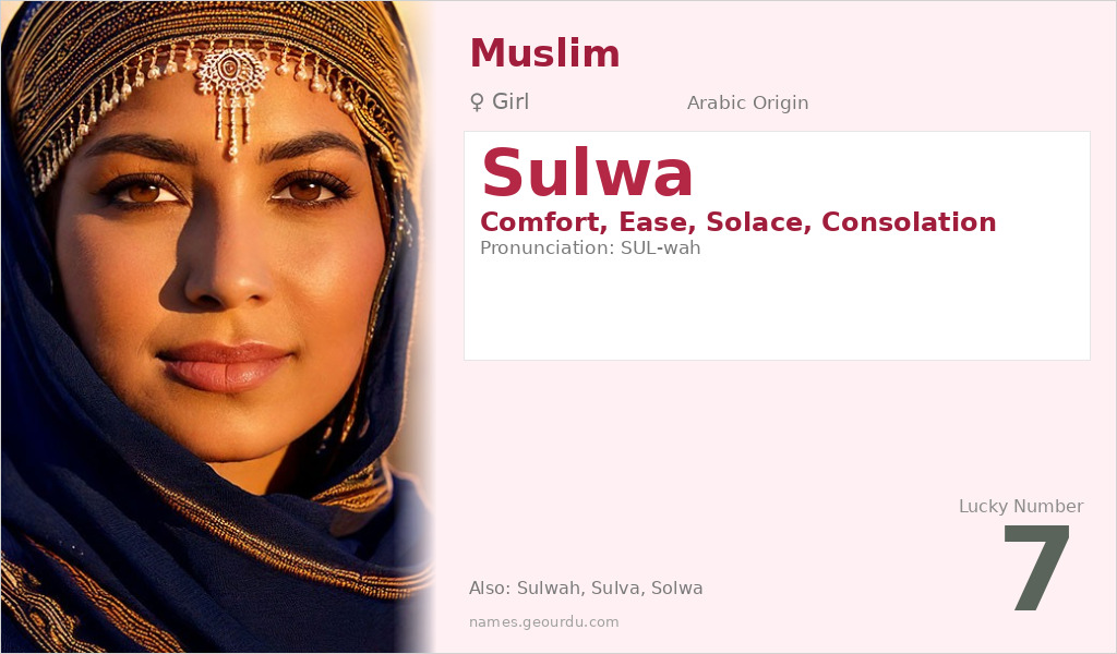 Sulwa Name Meaning and Details