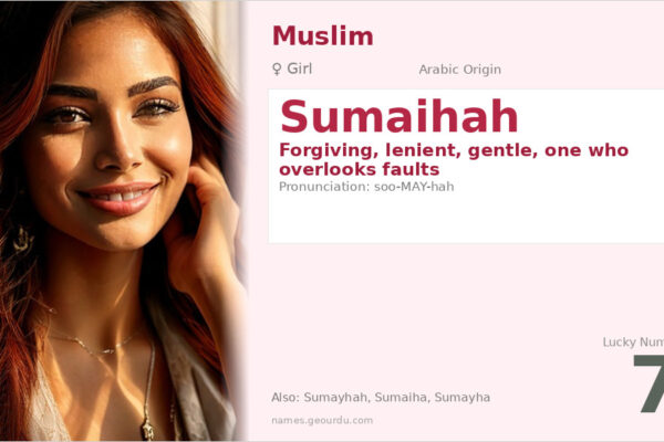 Sumaihah Name Meaning — Arabic Origin, Girl Name & Details (2025)