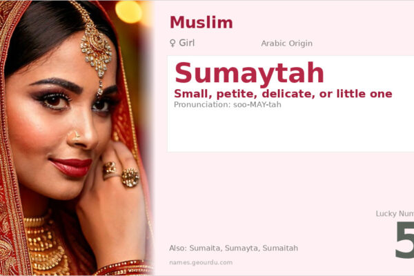 Sumaytah Name Meaning — Arabic Origin, Girl Name & Details (2025)