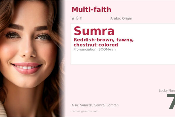 Sumra Name Meaning — Arabic Origin, Girl Name & Cultural Significance