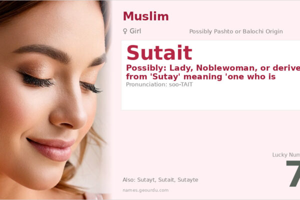 Sutait Name Meaning — Origin, Gender & Details (2025)