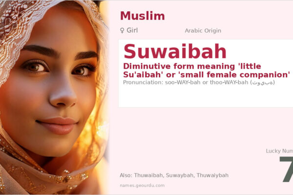 Suwaibah Name Meaning — Arabic Origin, Girl’s Name & Historical Significance