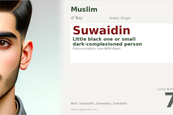 Suwaidin Name Meaning — Arabic Origin, Boy’s Name & Etymology (2025)