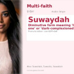 Suwaydah Name Meaning and Details
