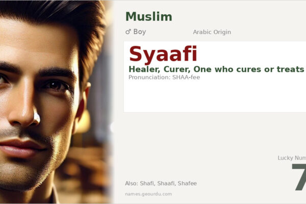 Syaafi Name Meaning — Arabic Origin, Boy Name & Details (2025)