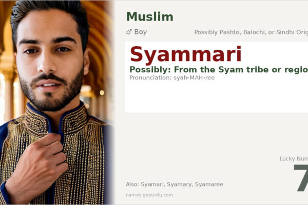 Syammari Name Meaning — Origin, Gender & Details (2025)