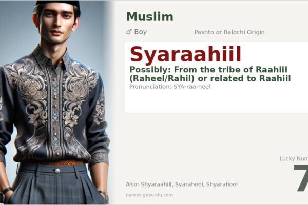Syaraahiil Name Meaning — Origin, Gender & Details (2025)