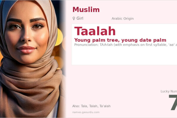 Taalah Name Meaning — Arabic Origin, Girl Name & Details (2025)