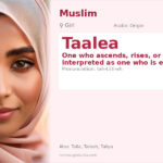 Taalea Name Meaning and Details