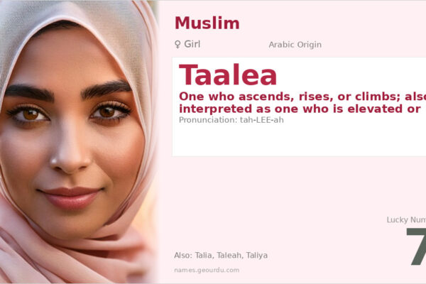 Taalea Name Meaning — Arabic Origin, Girl & Details (2025)
