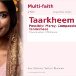 Taarkheem Name Meaning and Details