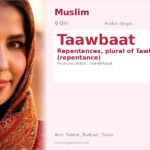 Taawbaat Name Meaning and Details