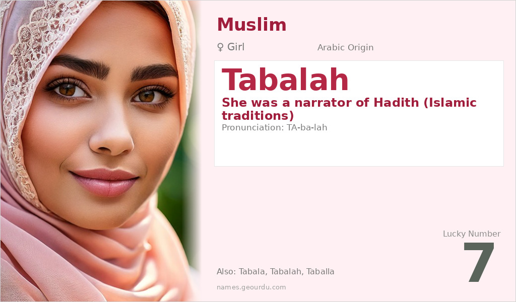 Tabalah Name Meaning and Details