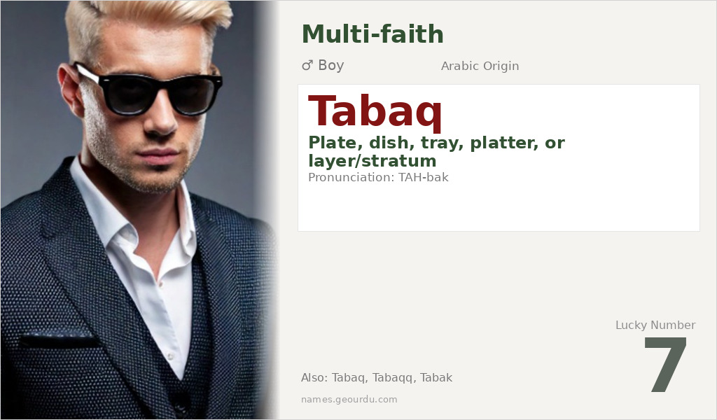 Tabaq Name Meaning and Details