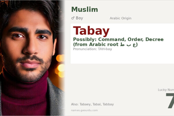 Tabay Name Meaning — Origin, Gender & Details (2025)