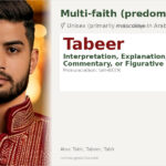 Tabeer Name Meaning and Details