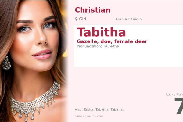 Tabitha Name Meaning — Aramaic Origin, Girl’s Name & Biblical History (2025)