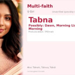 Tabna Name Meaning and Details