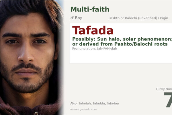 Tafada Name Meaning — Origin, Gender & Details (2025)