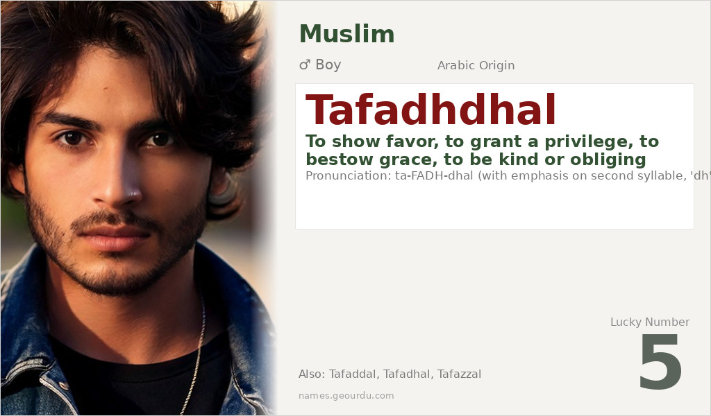Tafadhdhal Name Meaning and Details