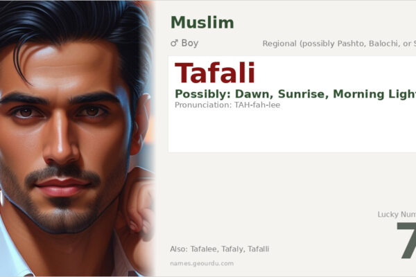 Tafali Name Meaning — Origin, Gender & Details (2025)