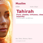 Tahirah Name Meaning and Details