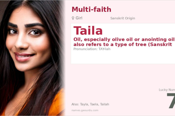 Taila Name Meaning — Sanskrit Origin, Girl Name & Details (2025)