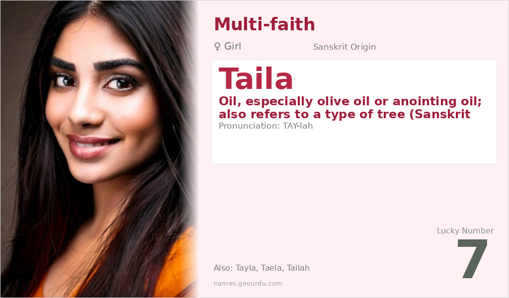 Taila Name Meaning and Details