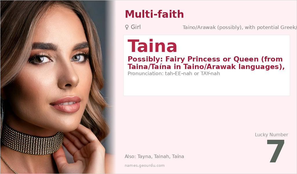 Taina Name Meaning and Details