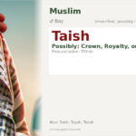 Taish Name Meaning and Details