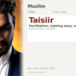 Taisiir Name Meaning and Details