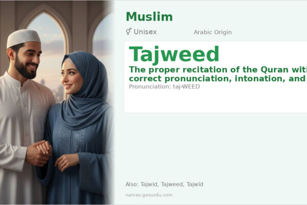 Tajweed Meaning — Quran Recitation Rules, Not a Traditional Name