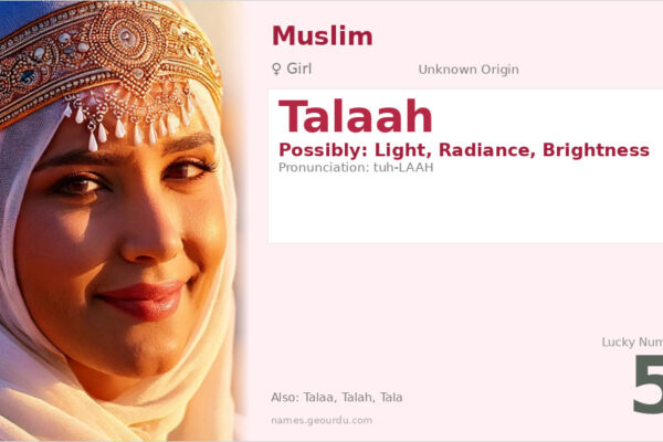 Talaah Name Meaning — Origin, Gender & Details (2025)
