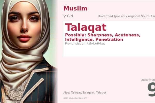 Talaqat Name Meaning — Origin, Gender & Details (2025)