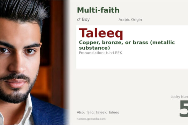 Taleeq Name Meaning — Arabic Origin, Boy Name & Details (2025)