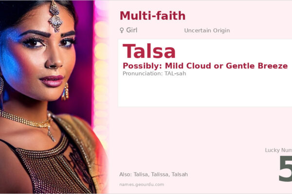 Talsa Name Meaning — Origin, Gender & Details (2025)