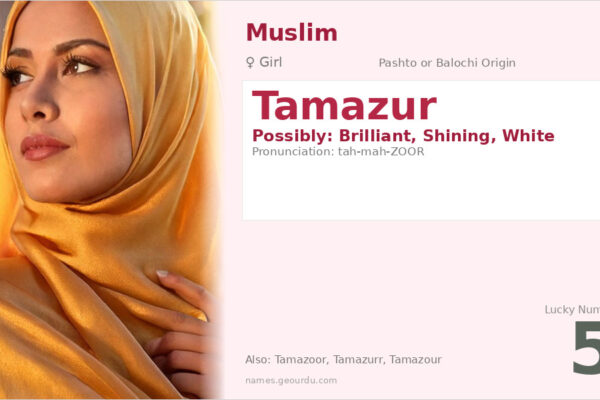 Tamazur Name Meaning — Origin, Gender & Details (2025)