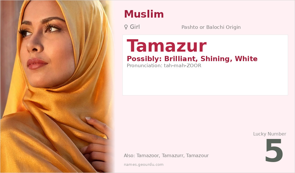 Tamazur Name Meaning and Details