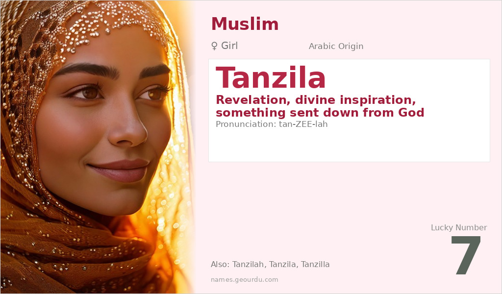 Tanzila Name Meaning and Details