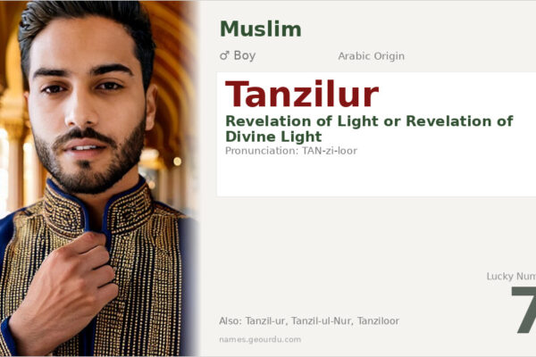 Tanzilur Name Meaning — Arabic Origin, Boy Name & Spiritual Significance (2025)