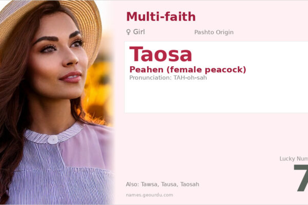 Taosa Name Meaning — Pashto Origin, Girl Name & Cultural Significance (2025)
